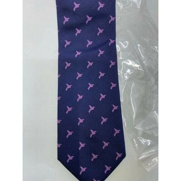 New! BONOBOS Navy Purple Premium Neck Tie Handmade