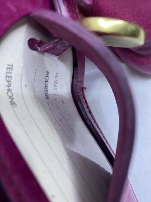 Mulberry Mabel Purple Leather Shoulder Bag