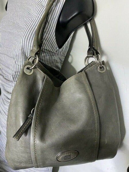 Giani Bernini Msrp Olive Green Leather Shoulder Bag