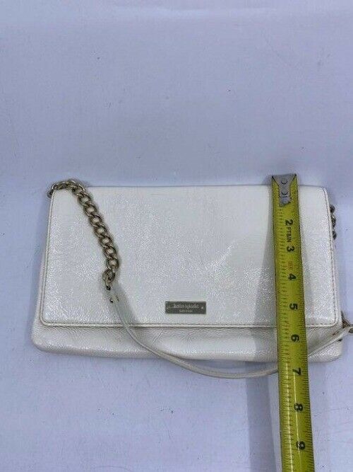kate spade cream patent leather shoulder bag