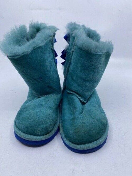 Ugg Australia Blue Kids Back Bootsbooties Size Us