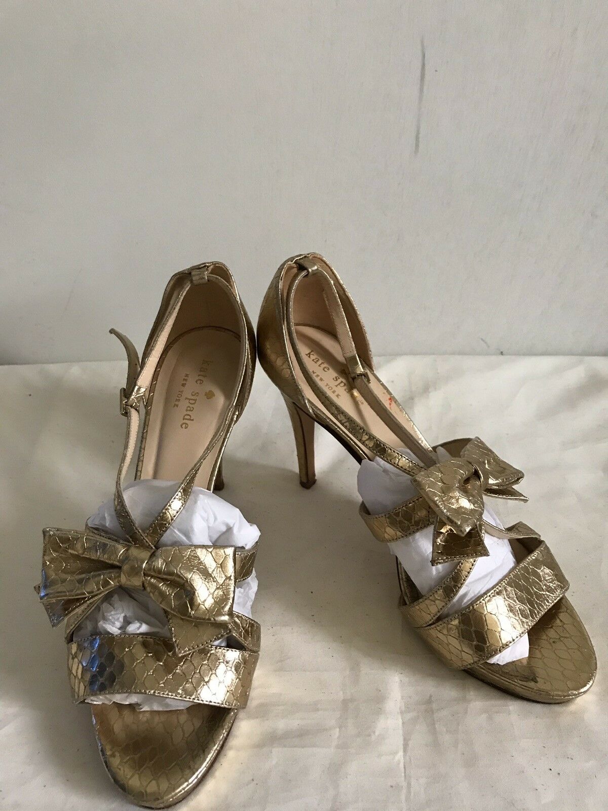 KATE SPADE Gold High heels Size 7.5