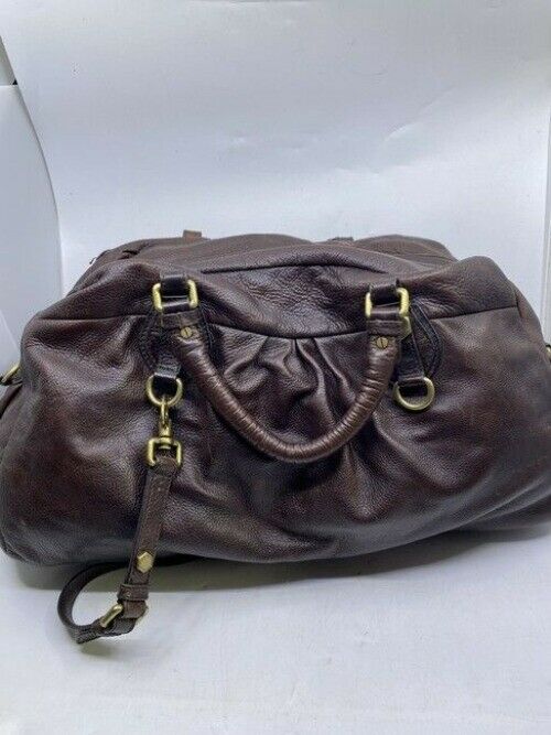 Marc By Marc Jacobs Classic Q Groovy Dark Brown Pebbled Leather Weekendtravel Ba