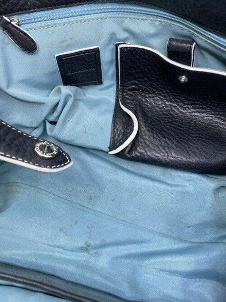 Cole Haan black leather shoulder bag