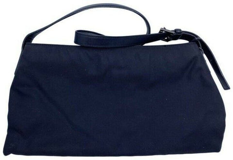 coach medium material black fabric shoulder bag