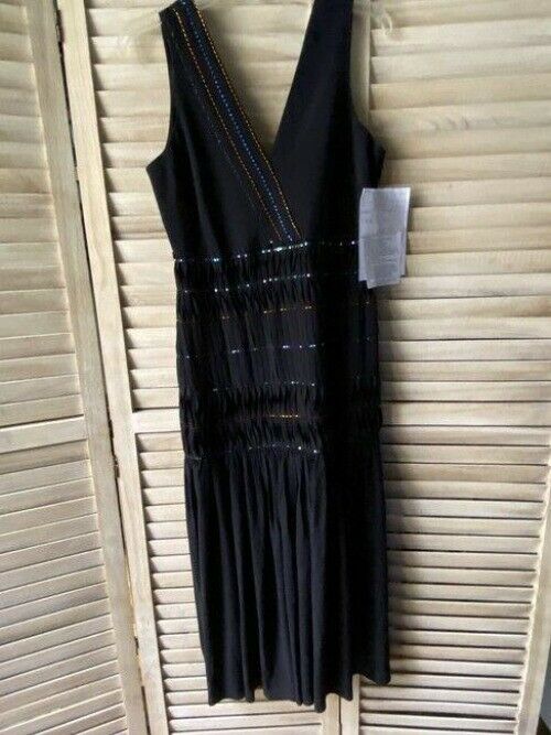 Nicole Miller Black Msrp Short Casual Dress