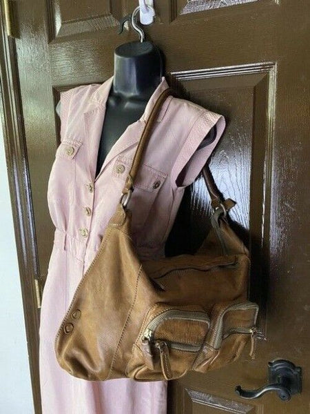 Jcrew Vintage Brown Leather Shoulder Bag