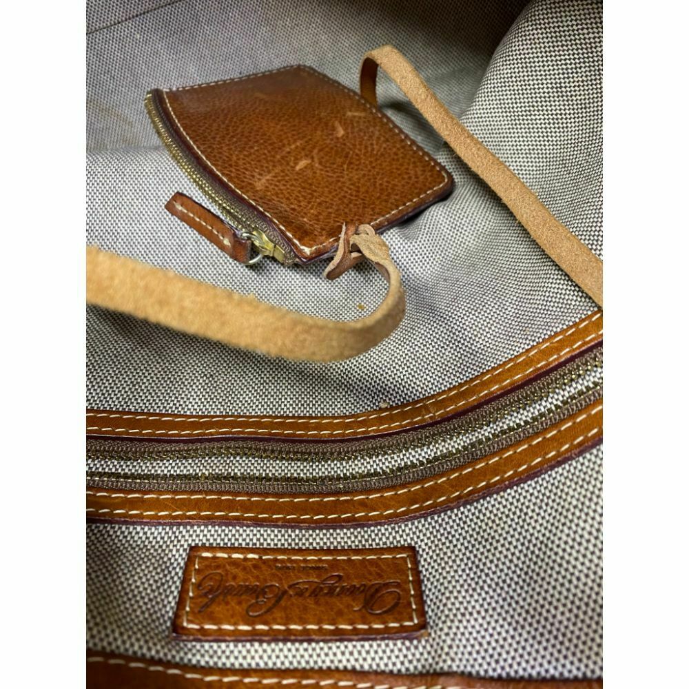 DOONEY & BOURKE Tan Brown Large Leather Tote Bag
