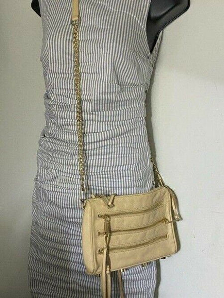 Rebecca Minkoff Beige Leather Cross Body Bag