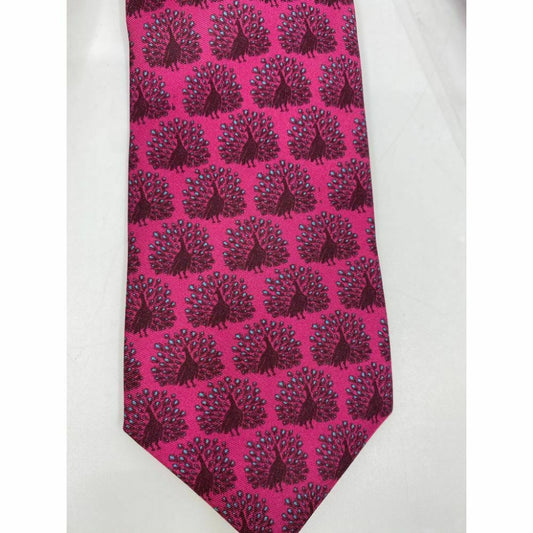 New! BONOBOS Pink Animal Print Neck Tie Msrp 95