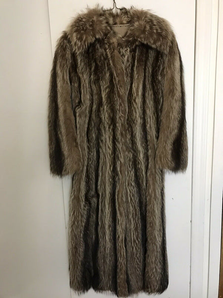 Fur Coat Long, size Small