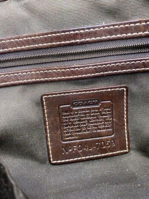 Coach Small Handbag Brown Beige Hobo Bag