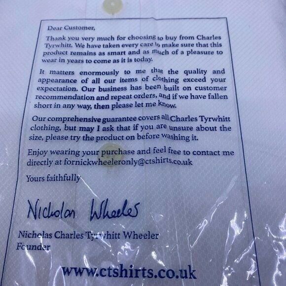 Charles Tyrwhitt Arlington white Egyptian cotton puppytooth slim fit shirt