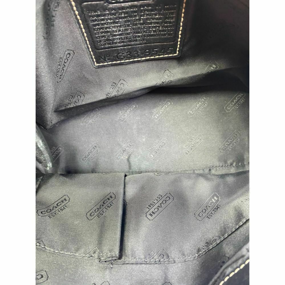 Coach Black Medium Leather Handbag