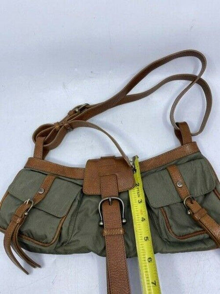 burberry gray brown shoulder bag