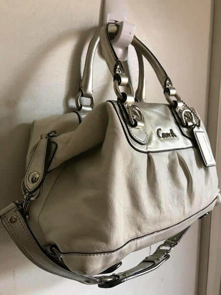 Coach shoulder bag - White Leather