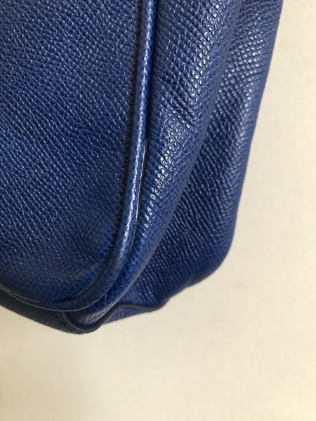 TOD’S Blue Saffiano Leather Crossbody Bag