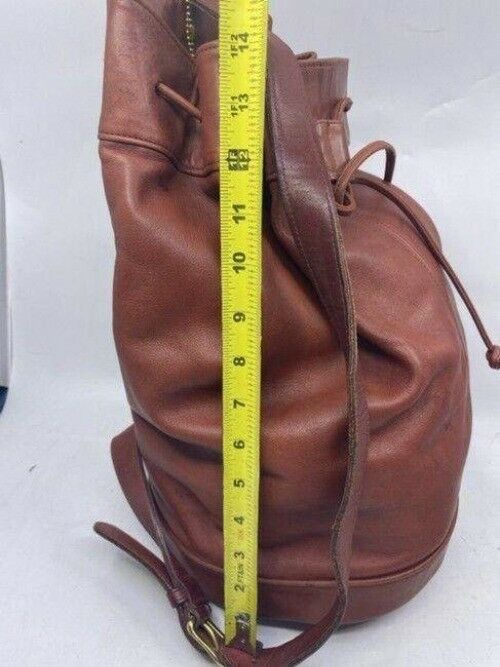 Coach Burgundy Leather Backpack