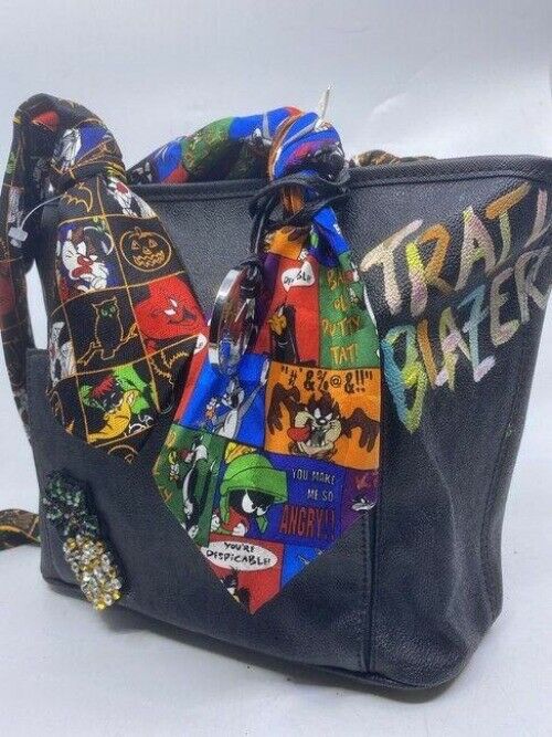 Michael kors w handshoulder customized by me w applique black shoulder bag