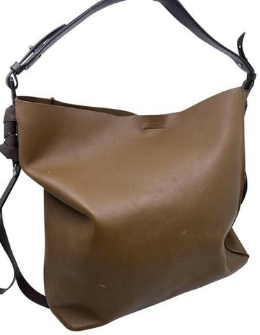Allsaints Xl Brown Leathe Shoulder Bag