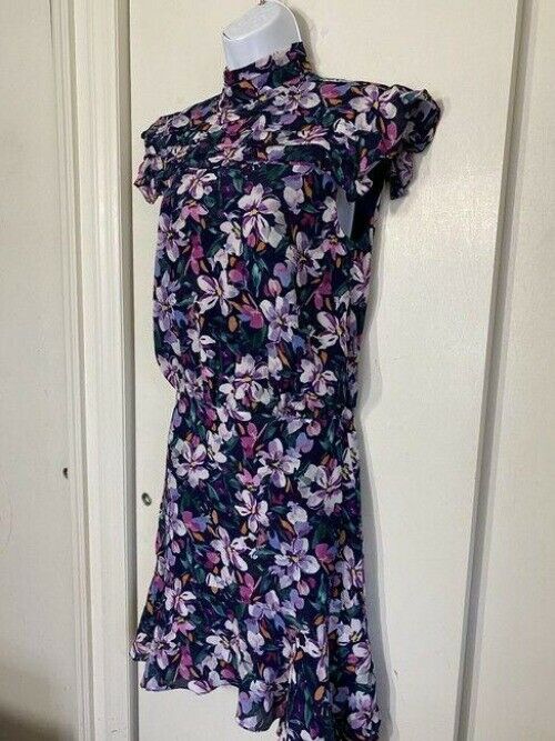 nicole miller purple green blue blue new msrp