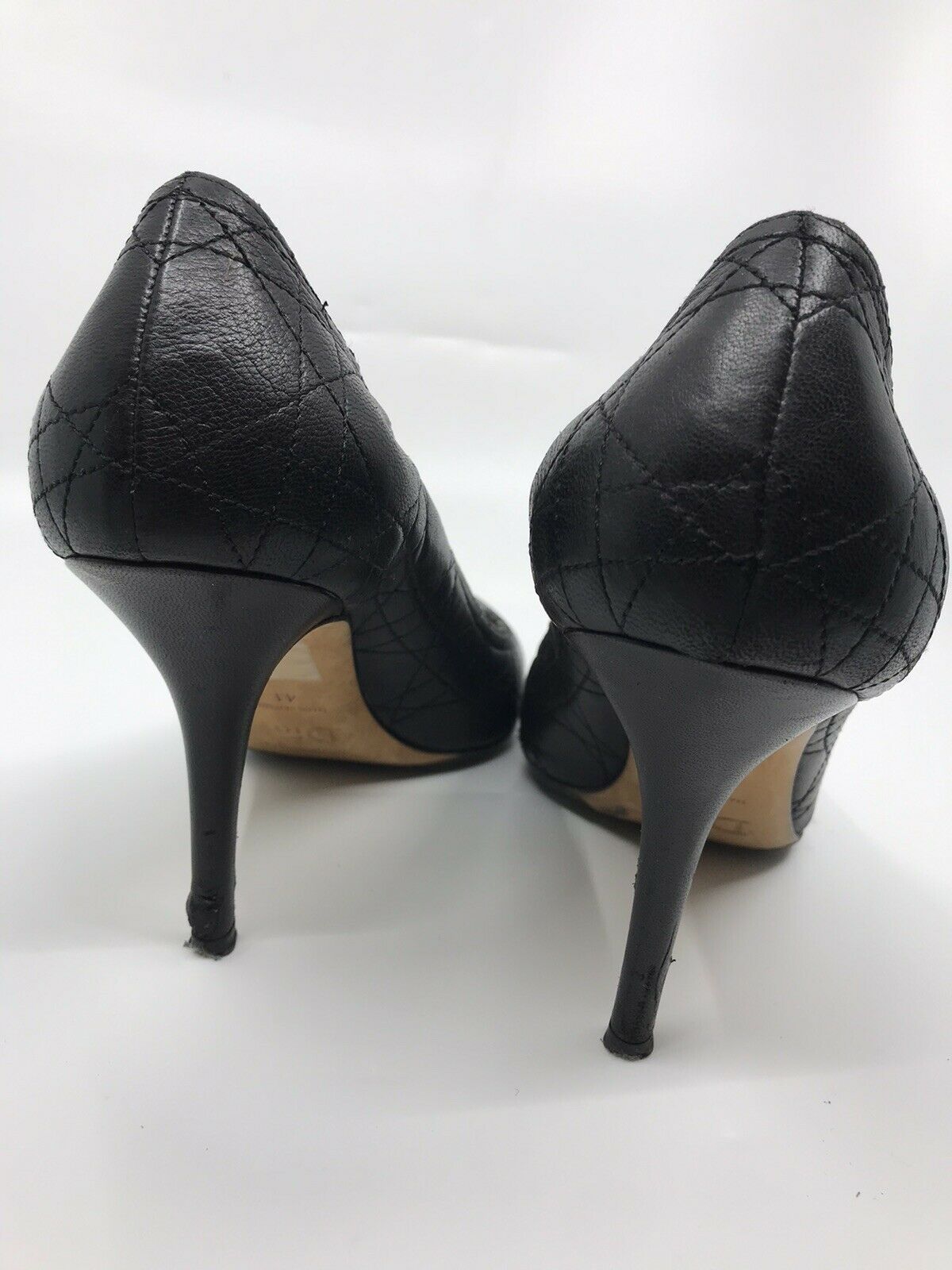 CHRISTIAN DIOR Women’s Cannage High Heel Punps Size 41