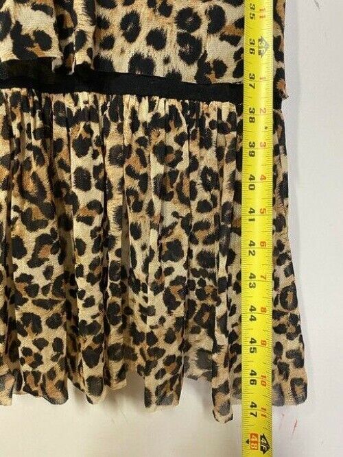 nicole miller multicolor new animal print mesh msrp
