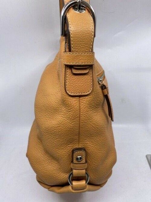 Coach medium orange leather cross body bag