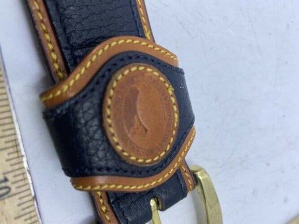 Dooney And Bourke Black Tan And Small Leather Belt