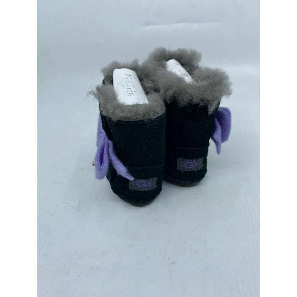 UGG Baby Black Purple Boots Size 1