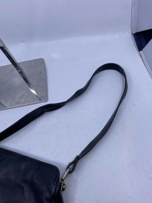 Etienne Aigner Vintage Classic Black Leather Shoulder Bag