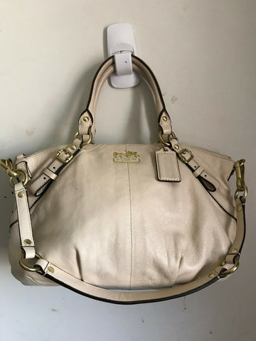 Coach leather tote bag