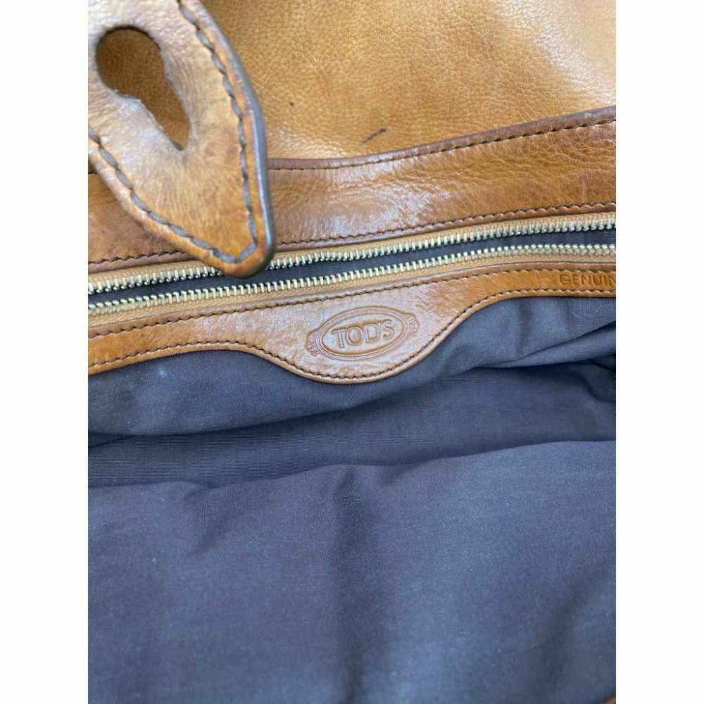 TOD’S Vintage Brown Leather Shoulder Bag