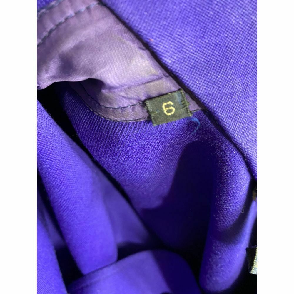 EMANUEL UNGARO Purple Button Down Dress Msrp 1,500