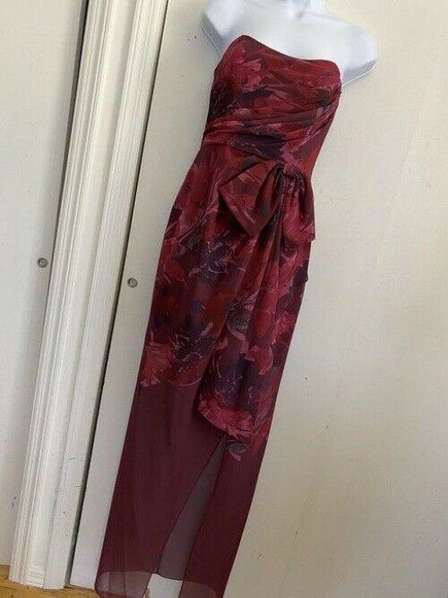 badgley mischka multicolor msrp long formal dress