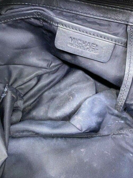 michael kors large shoulder black nylon cross body bag