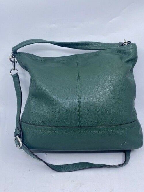 Coach Hobo Green Leather Cross Body Bag