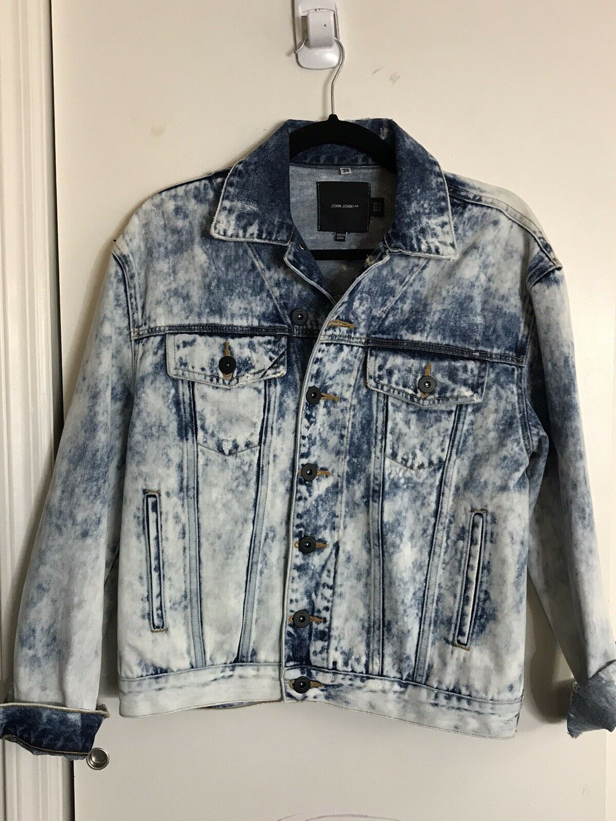 NWT John John Lab Acid wash Denim Jacket w/ Skirt Set