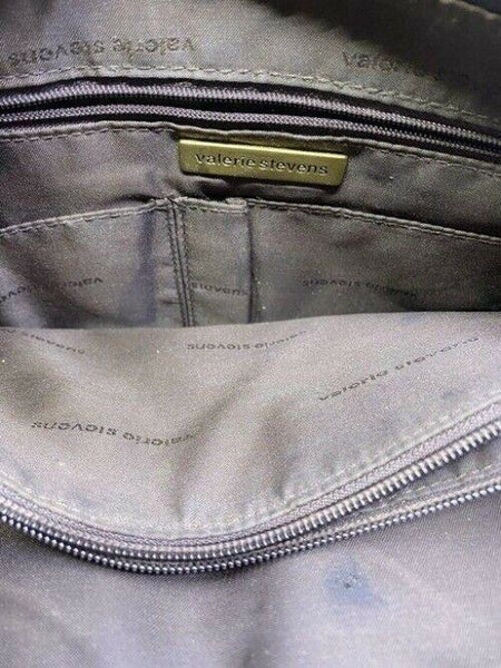 valerie stevens brown leather cross body bag