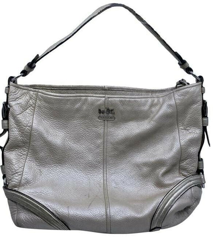 Coach Classic Off White Leather Shoulder Bag