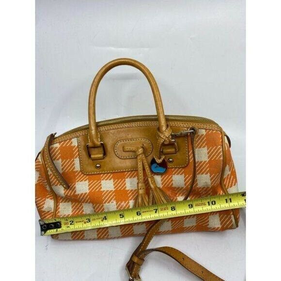 DOONEY & BOURKE Orange White Tote Crossbody Bag