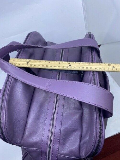 Lululemon Two Times A Yogi Purple Polyurethane Shoulder Bag