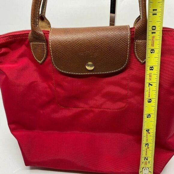 Lonchamp Lightweight Large Red Shoulder Bag