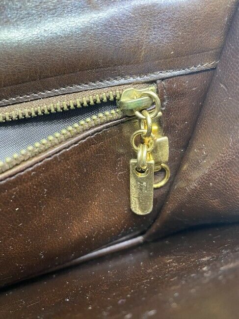Salvatore Ferragamo Vintage Brown Clutch