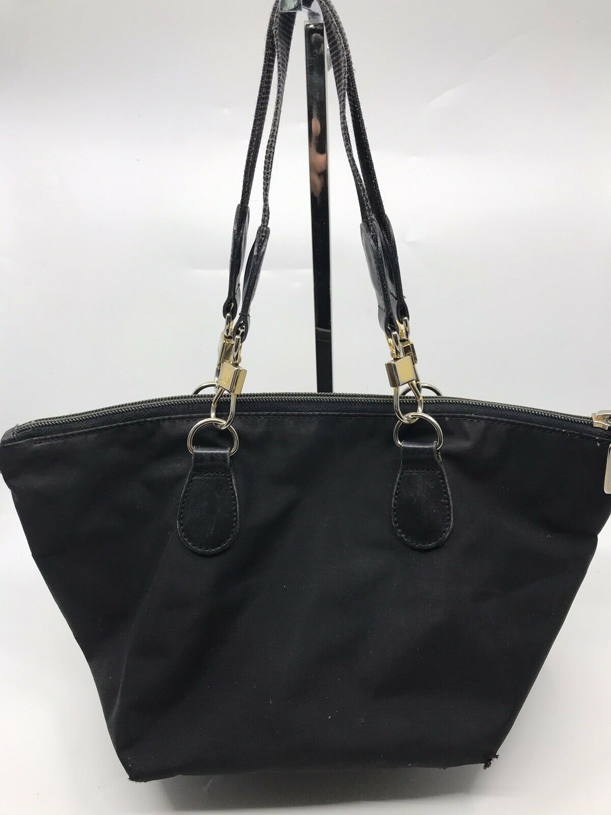 Moschino Black Small Nylon Tote