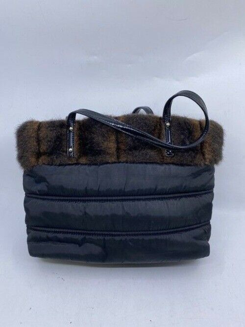 Kate Spade Carriage House Quinn Black Chocolate Patent Leather Shoulder Bag