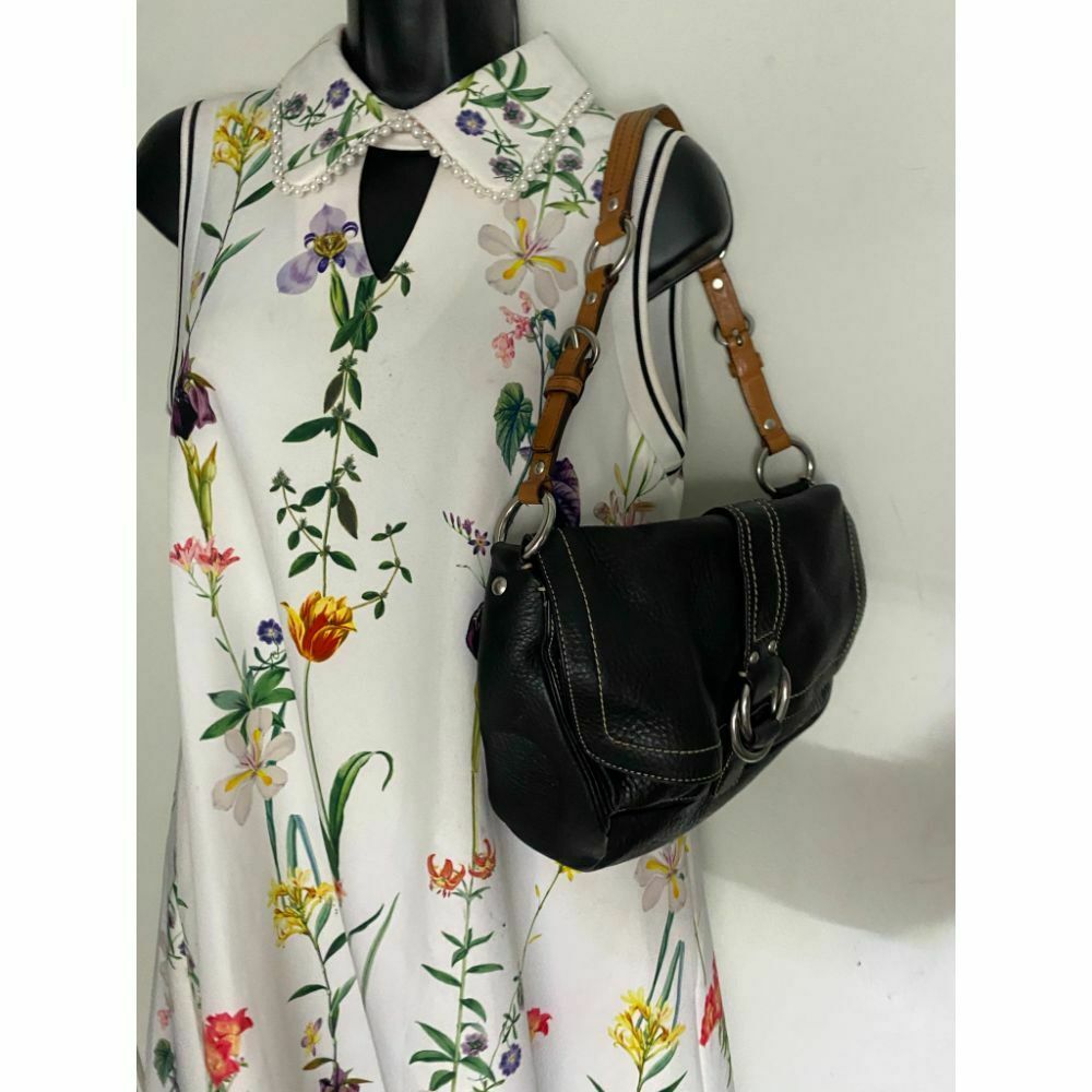 Coach Black Medium Leather Shoulder/Handbag
