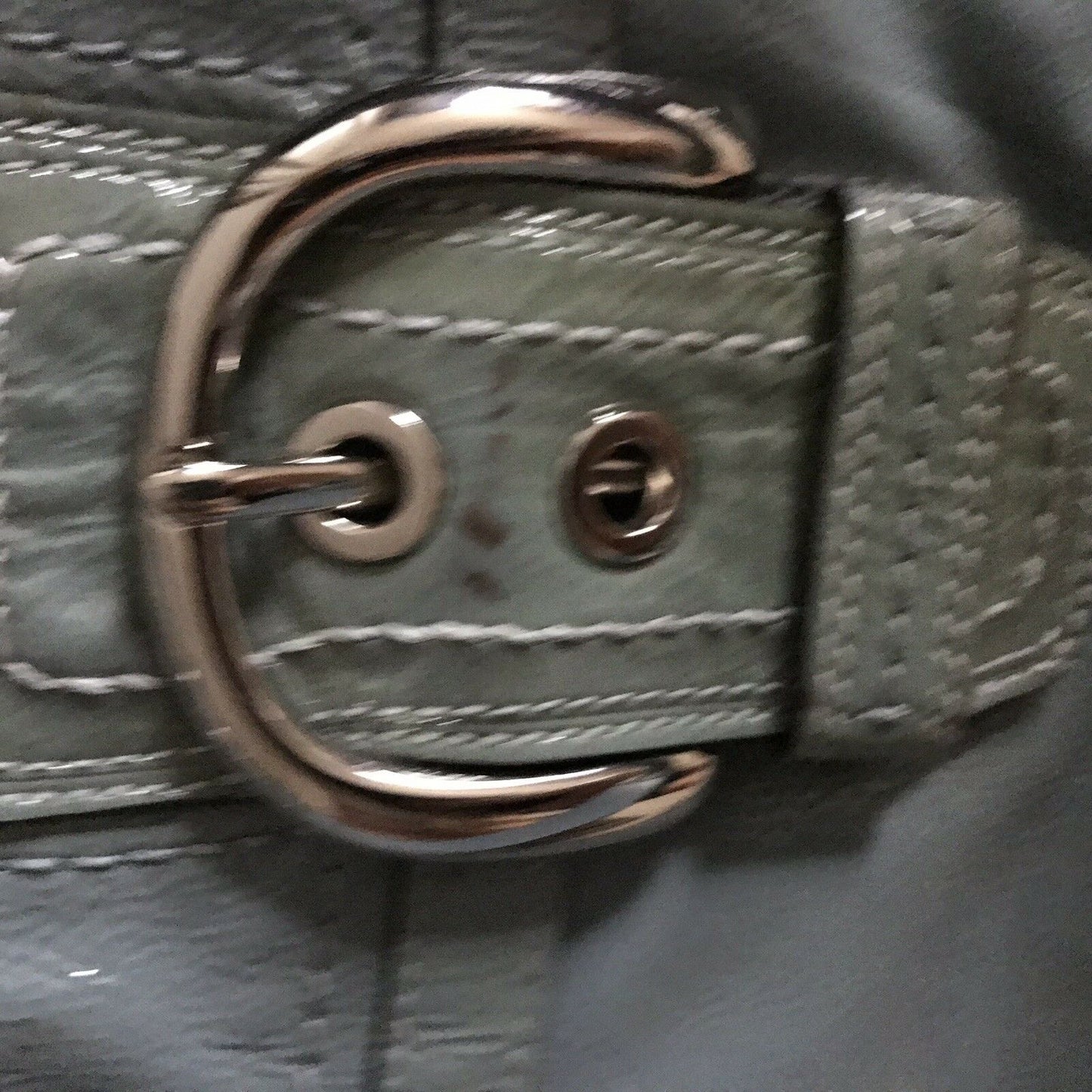 COACH Blue Patent Tote Bag