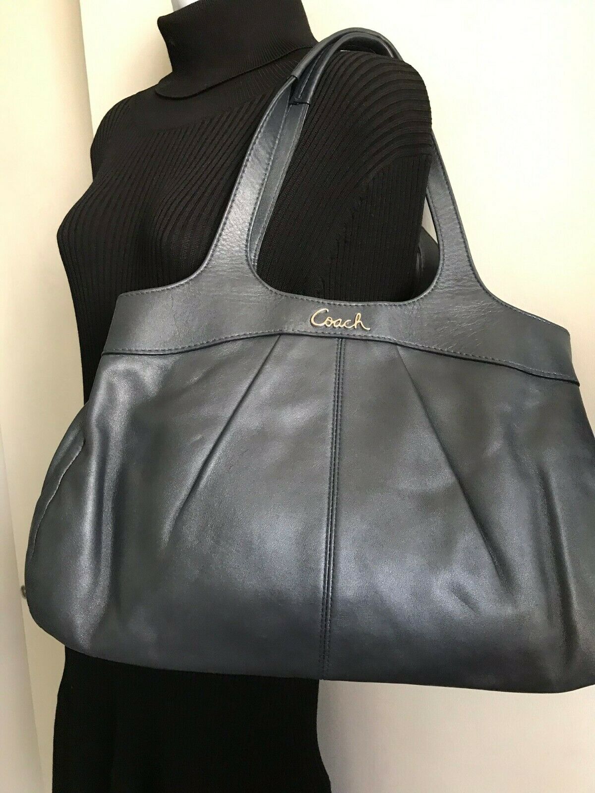 Coach leather handbag