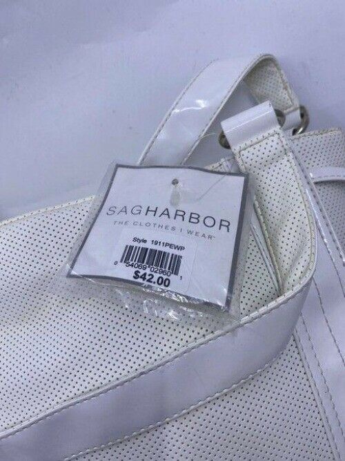 Sag Harbor The Cloths I Wear White Mesh Shoulder Bag